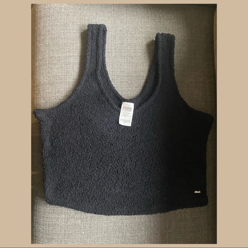 Victoria’s Secret- Black Cozy Sleep Tank